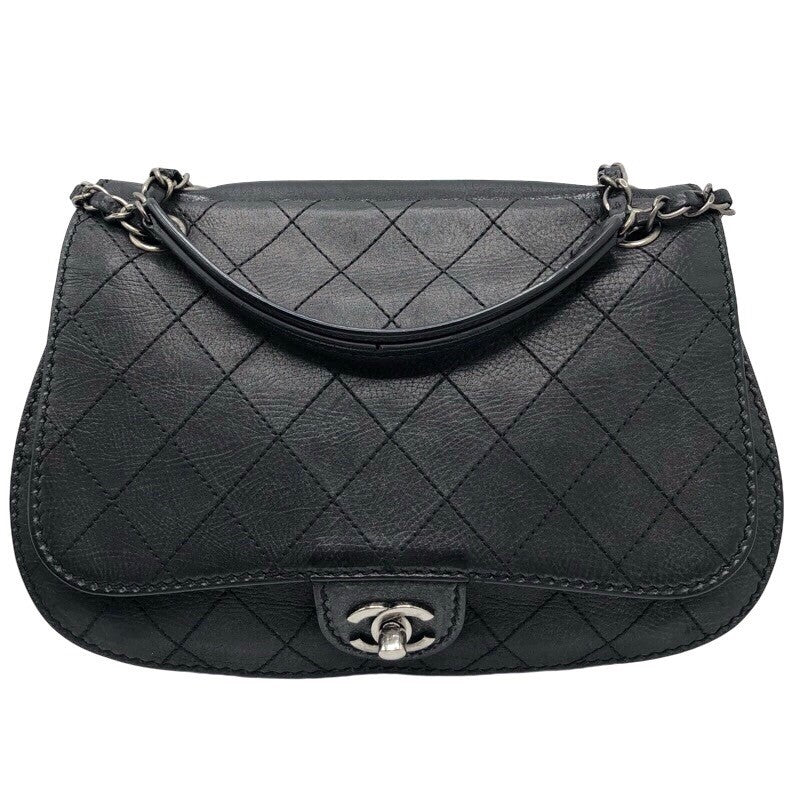 シャネル CHANEL マトラッセチェーンショルダー ブラック×SV金具 カーフ レディース ショルダーバッグ | 中古ブランドリユースショップ  OKURA(おお蔵)