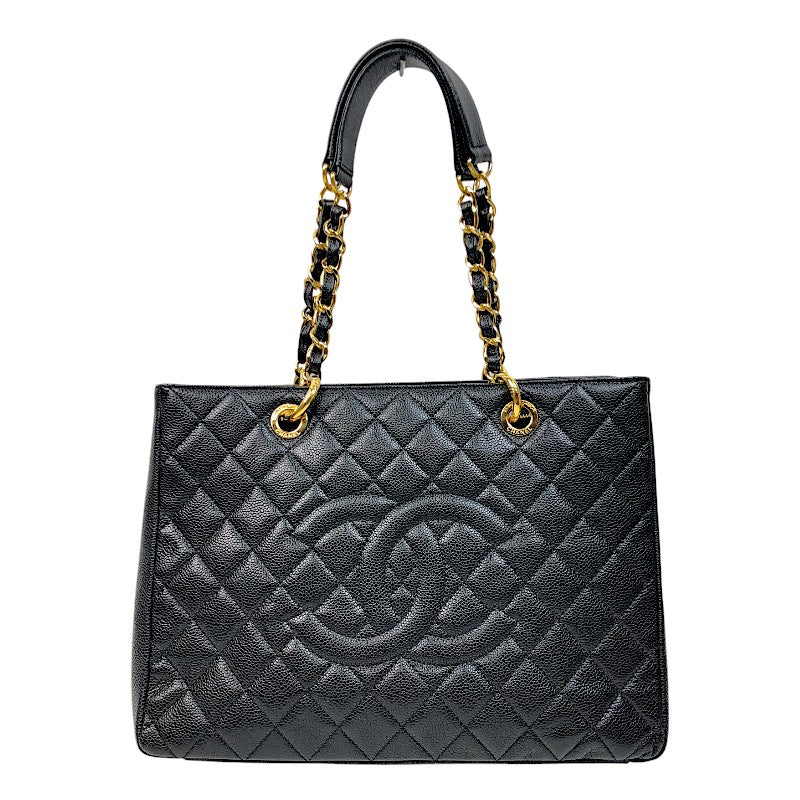 シャネル CHANEL GSTチェーントート A50995 17番台 ブラック ゴールド  