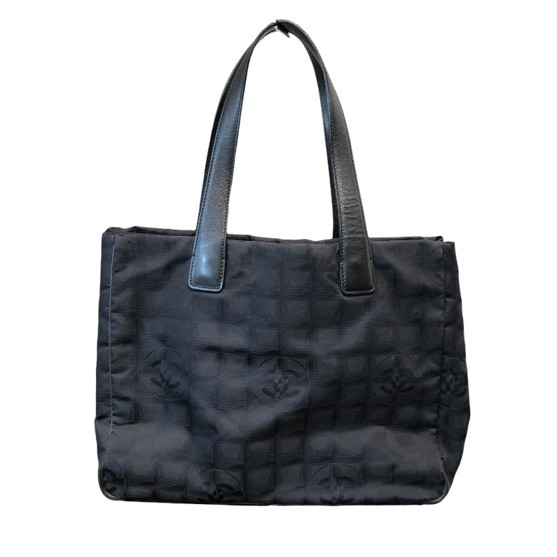 シャネル CHANEL ニュートラベルライントートMM A15991 7番台 ブラック ナイロンジャガード レディース トートバッグ |  中古ブランドリユースショップ OKURA(おお蔵)