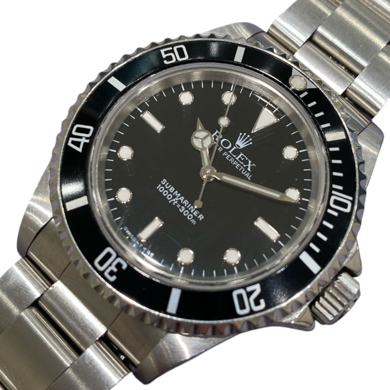 ロレックス ROLEX サブマリーナ ノンデイト 14060 ブラック SS