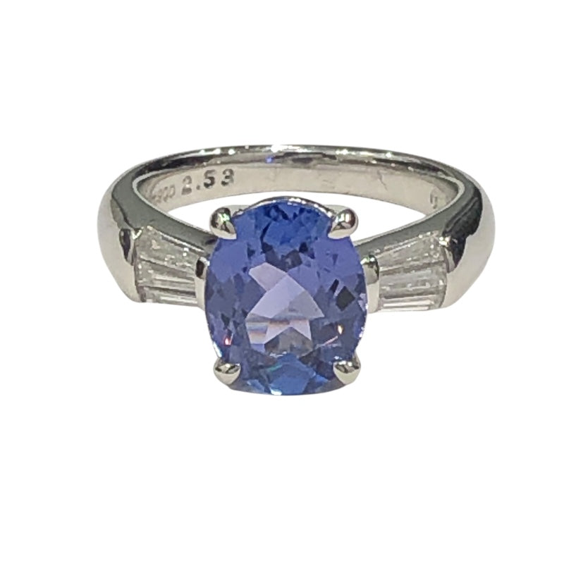 タサキ ダイヤモンド ピンクトルマリン タンザナイト プラチナリング