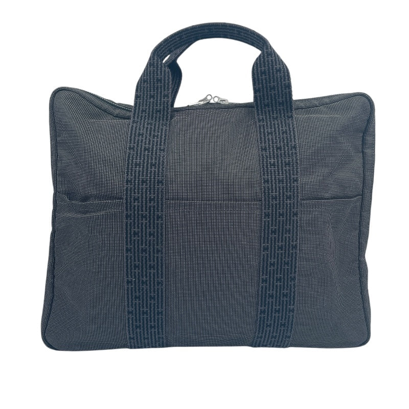 【美品】エルメス　エールラインMM グレーキャンパス HERMES エルメス エールライン パースPM ラウンドファスナー 二