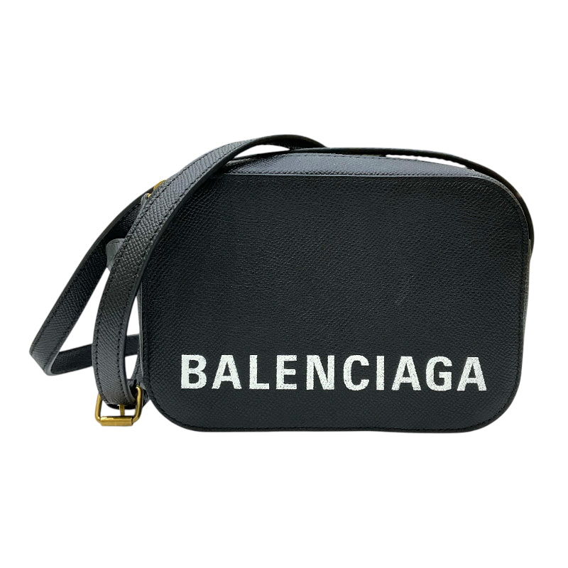 バレンシアガ BALENCIAGA ヴィル カメラバッグ 558171 ブラック レザー 
