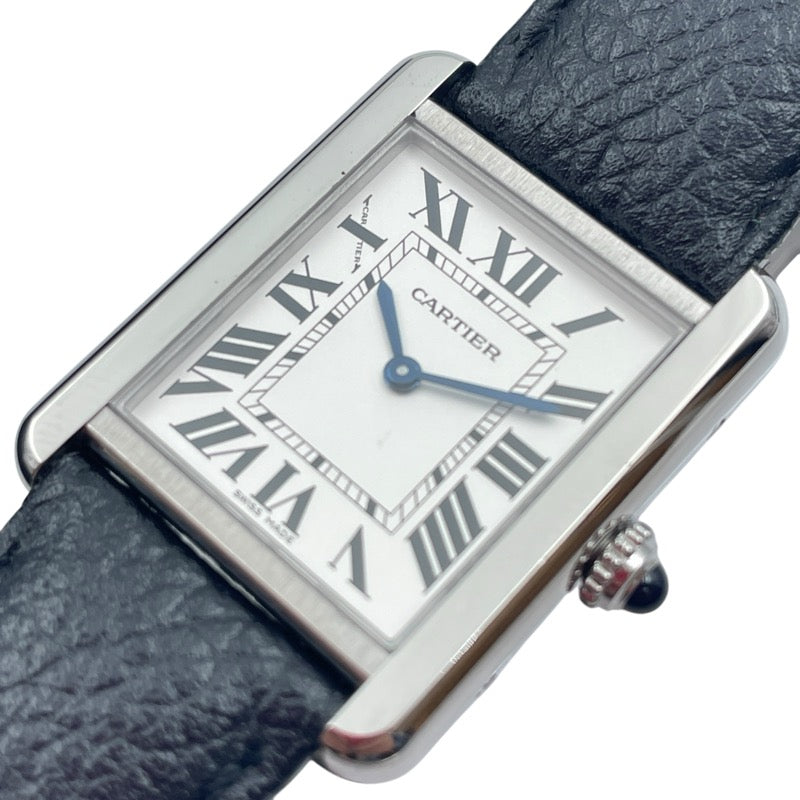 CARTIER カルティエ タンクソロ SM 腕時計 ステンレススチール