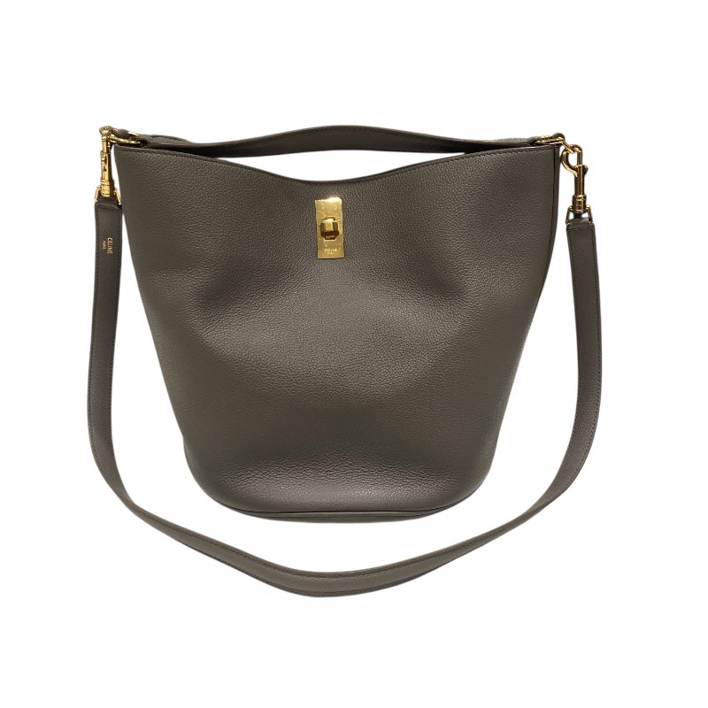 セリーヌ CELINE バケット16バッグ 195573 スリ ドラムドカーフ