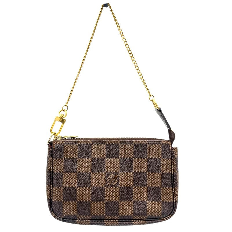 【LOUIS VUITTON】ミニポシェット　アクセソワール　ダミエ　ポーチ ルイヴィトンポーチ アクセソワール ダミエ ポーチ ミニ