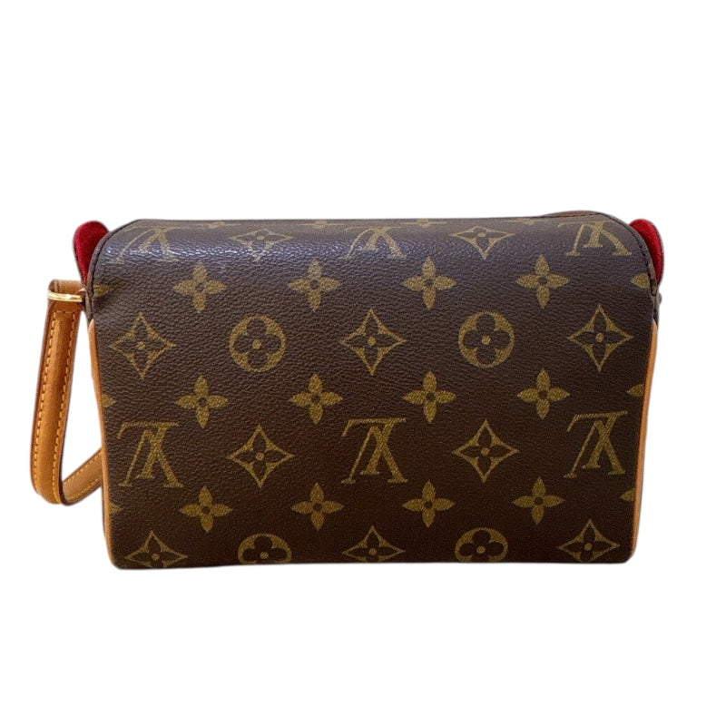 Louis Vuitton ダークブラウン ハンドバッグ ルイ・ヴィトン LOUIS VUITTON レシタル M51900 ブラウン