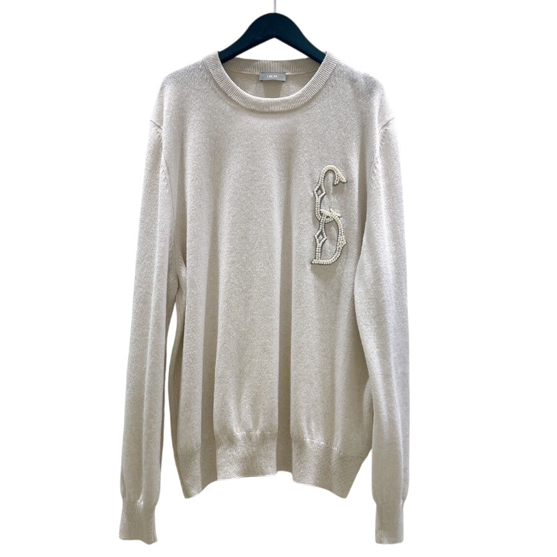 Christian Dior 長袖カシミアせーター グレー Christian Dior 長袖カシミアせーター グレー
