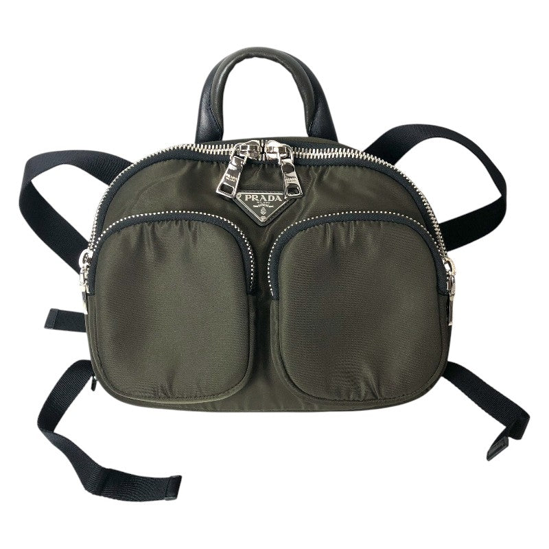 中古・古着通販】PRADA (プラダ) ナイロンリュック カーキ 59