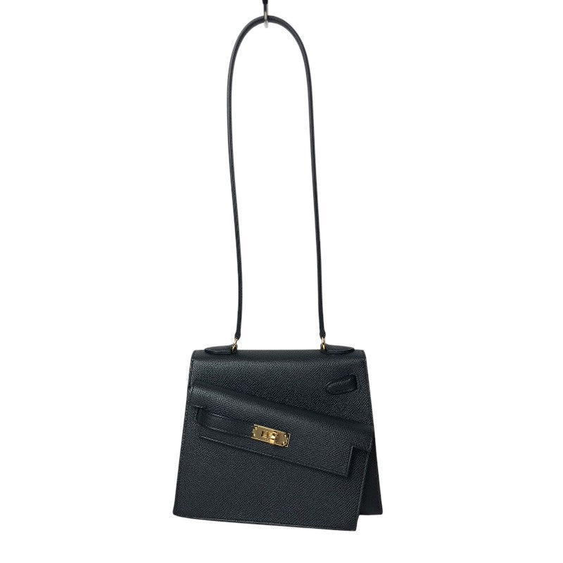 土日限定値下げ　新品　エルメス　ケリーベルト　ブラック　黒　金具　ゴールド　W刻 HERMES - 土日限定値下げ 新品 エルメス ケリーベルト ブラック