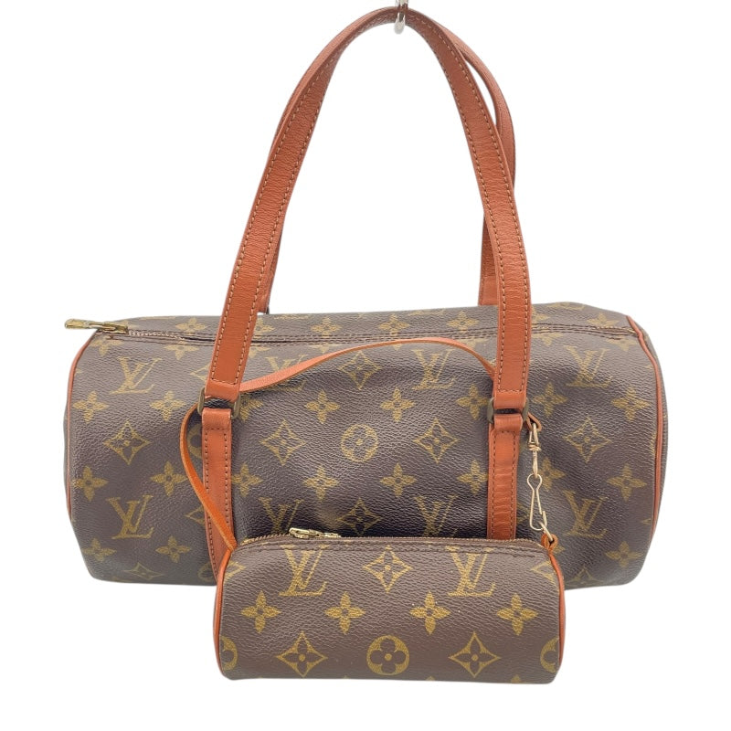 【極美品】ルイヴィトン　M51365　パピヨン30　モノグラム　ハンドバッグ　茶 ルイ・ヴィトン LOUIS VUITTON パピヨン30 M51365 ブラウン