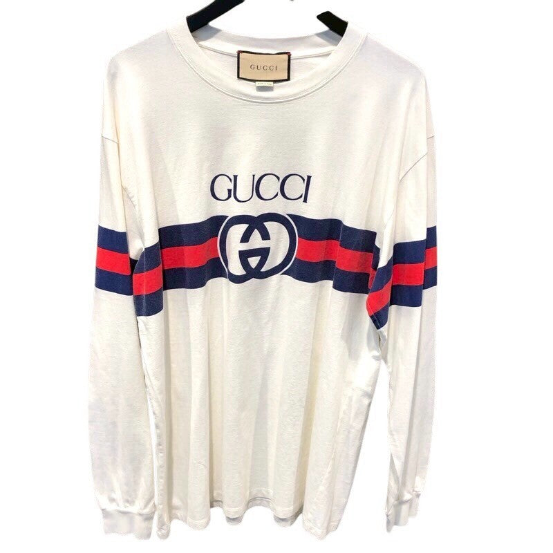 グッチ GUCCI GGロゴロングスリーブTシャツ 581903 コットン