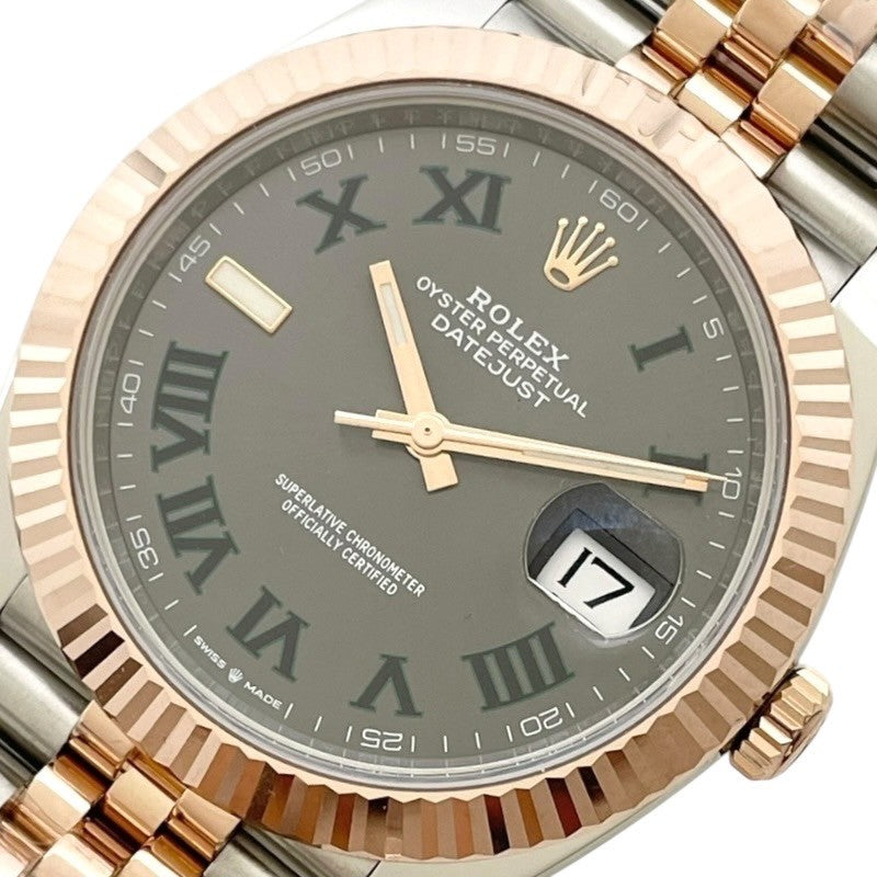 おゆ ロレックス ROLEX デイトジャスト41 スレート 126331 PG/SS