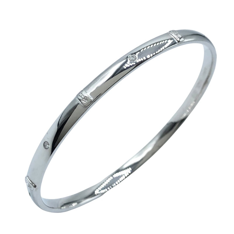 ハリーウィンストン HARRY WINSTON HWロゴ7Pダイヤバングル