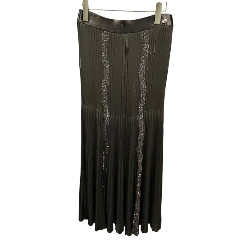 CHANEL シャネル ウール100% スカート 洋服 レディース ブラック CHANEL】【1997年春夏】【ココマーク】【CCマーク】【フランス製