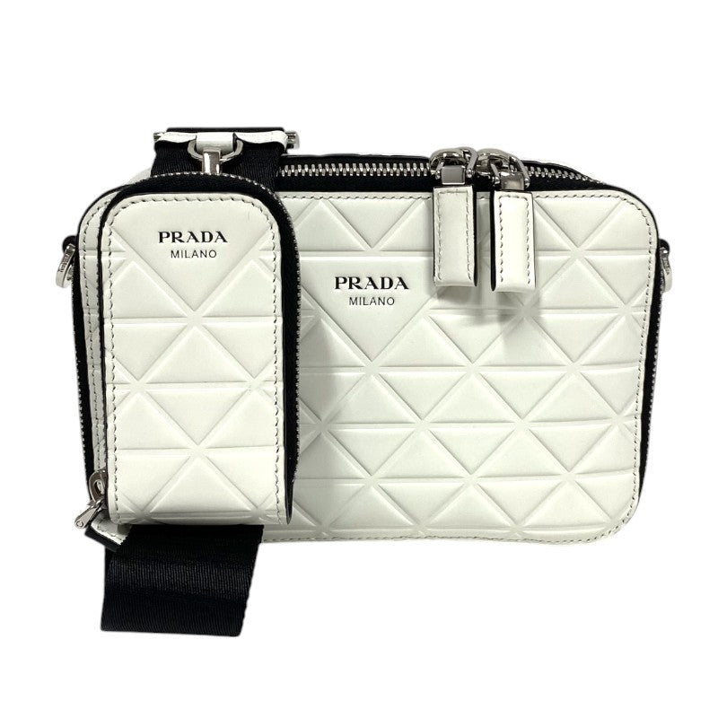 プラダ PRADA ブリックレザー ショルダーバッグ 2VH070