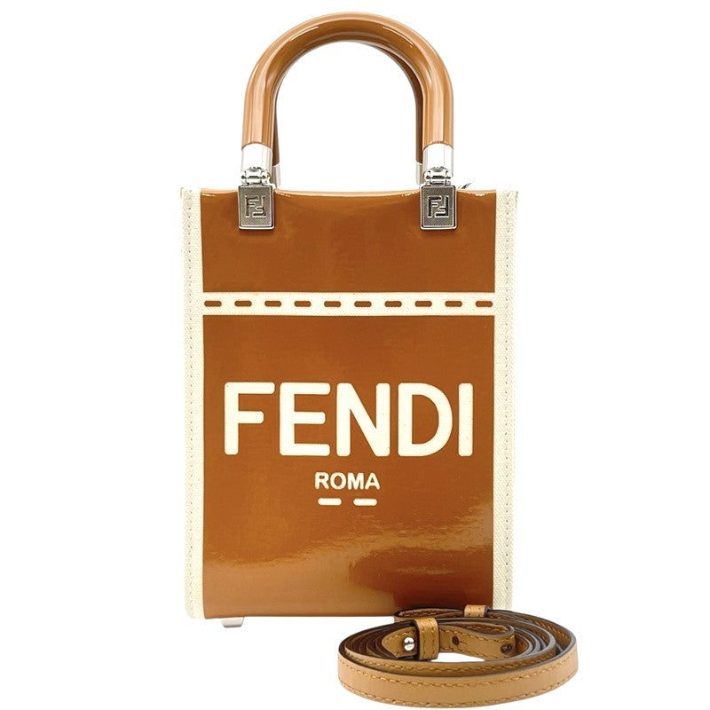 新品【FENDI】サンシャインショッパーミニ　8bs051 aq0x フェンディ FENDI サンシャイン ショッパーミニ 8BS051 ブラウン