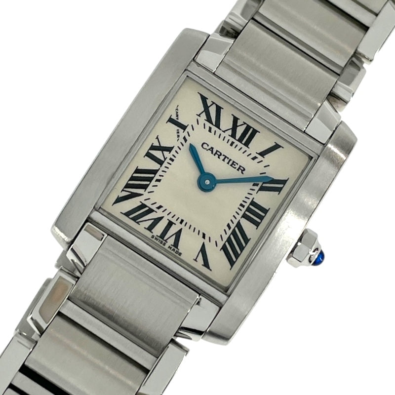 カルティエ Cartier タンクフランセーズ SM W51008Q3 アイボリー