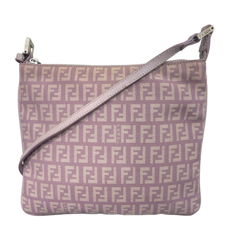 【500円引きクーポン】 フェンディ FENDI ズッカ柄ショルダーバッグ 8BT047 ピンク バッグ