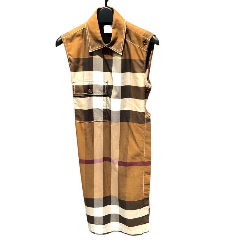 バーバリーロンドン BURBERRY LONDON チェックノースリーブワンピース