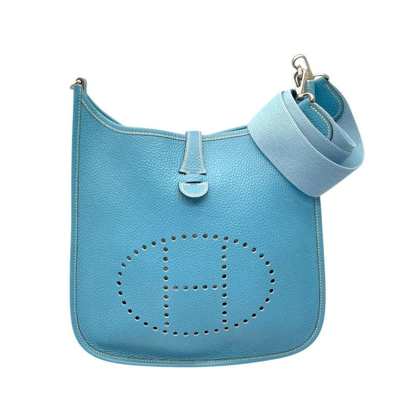 エルメス HERMES エブリンPM ショルダーバッグ ブルージーン エルメス HERMES エブリン1 PM □J刻印 ブルージーン シルバー