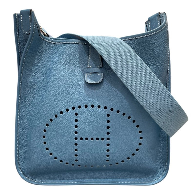 HERMES 美品 エヴリン 2 PM ブルージーン □J刻印 ショルダーバッグ エルメス HERMES エヴリン2 □J刻 ブルージーン トリヨン レディース