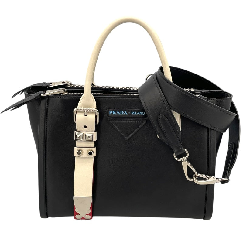 プラダ PRADA コンセプト2WAY 1BA175 ブラック レザー
