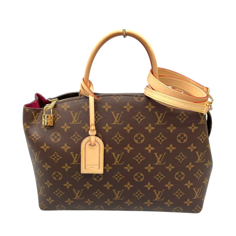 ルイ・ヴィトン LOUIS VUITTON グランパレMM M45898 ブラウン ゴールド 