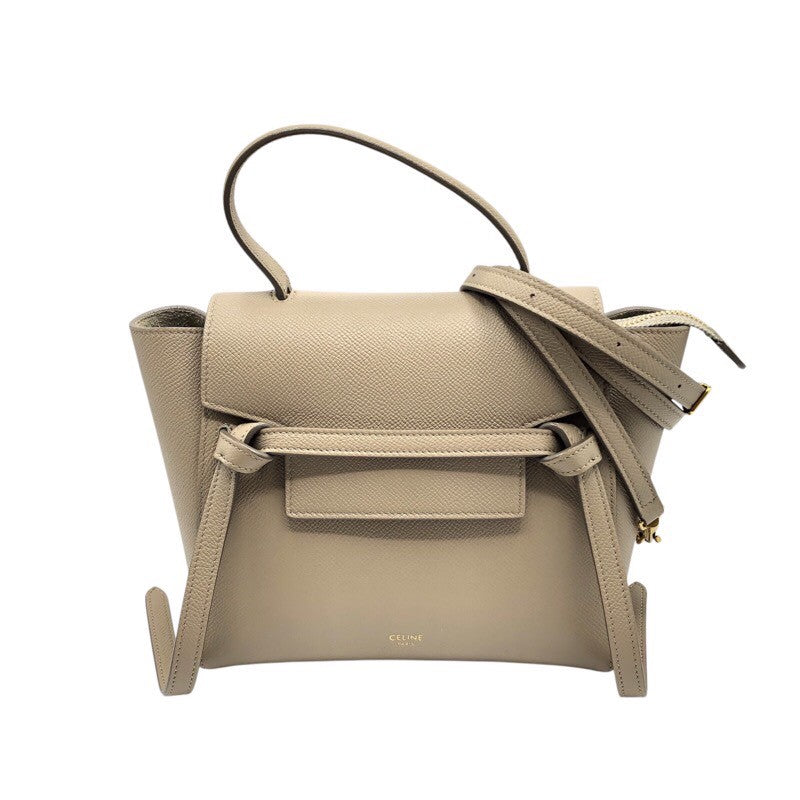 CELINE セリーヌベルトバッグナノブラック