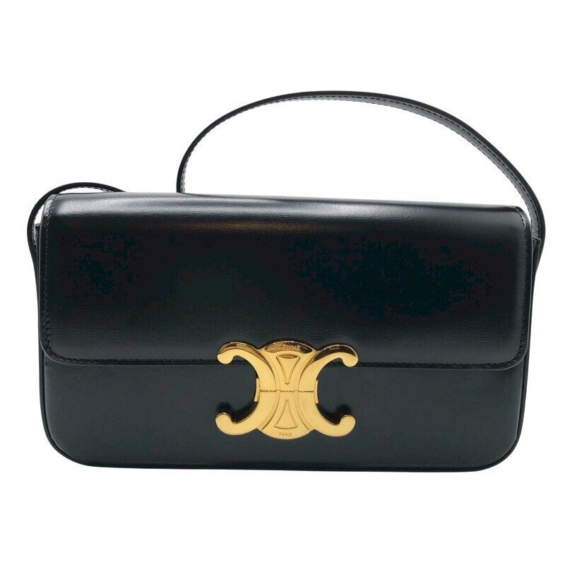CELINE ショルダーバッグ クロード シャイニー194143BF424OS セリーヌ CELINE ショルダーバッグ クロード 194143 ブラック/GD