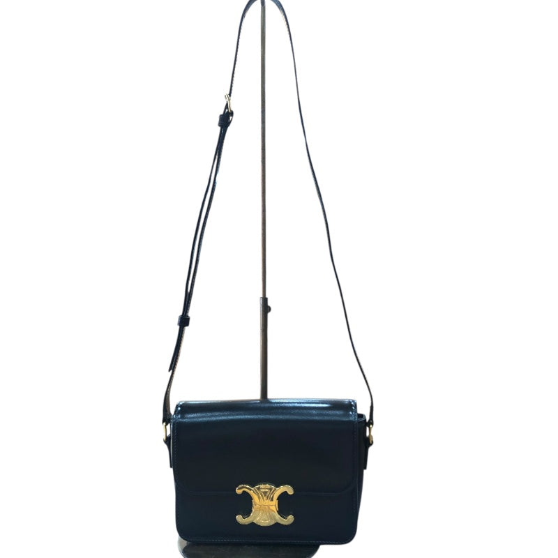 公式サイト セリーヌ CELINE ティーン トリオンフ ブラック カーフ バッグ