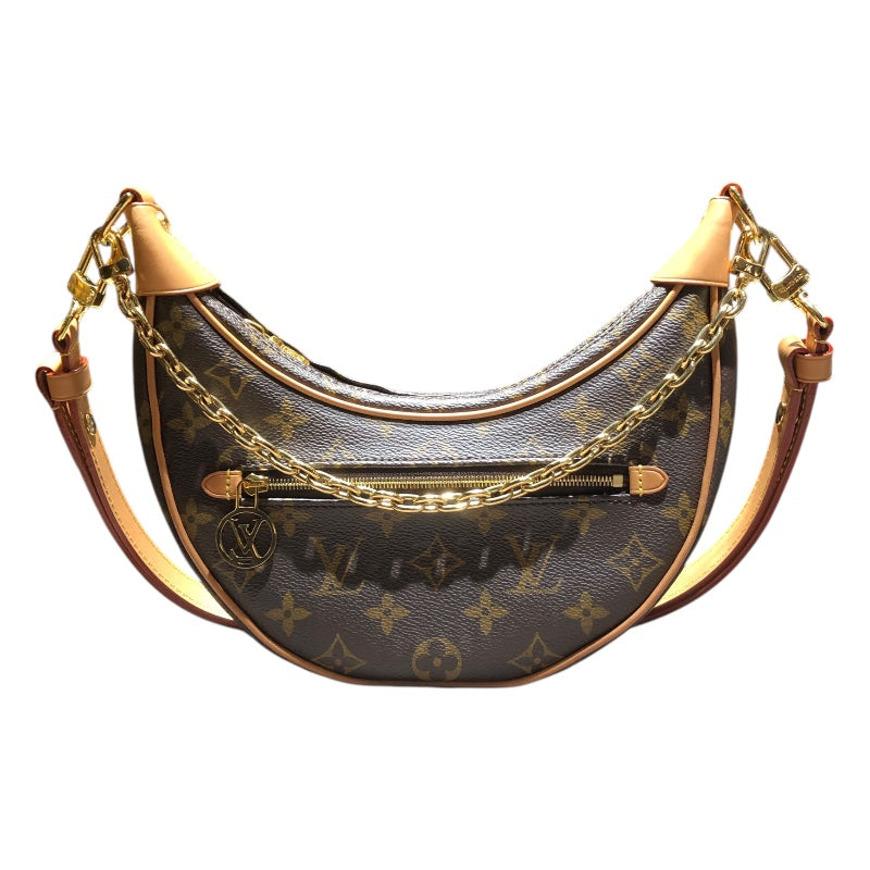 ルイ・ヴィトン LOUIS VUITTON ループ M81098 ブラウン・ゴールド金具