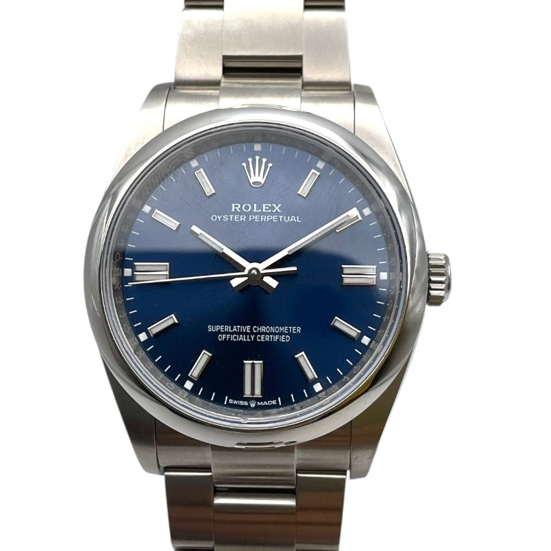 ロレックス 手巻き時計 オイスターパーぺチュアル　カスタム品 ロレックス ROLEX オイスターパーペチュアル36 126000 ネイビー