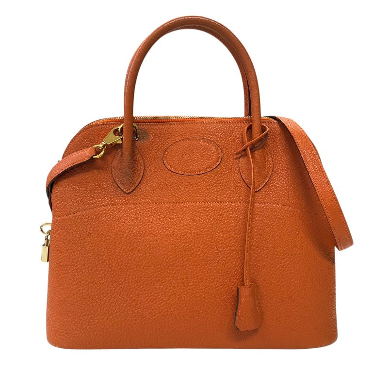 ❤お得なお品❤ボリード31 オレンジ ゴールド金具 トリヨン エルメス □L刻印 エルメス HERMES ボリード31 □E刻 オレンジ ゴールド金具