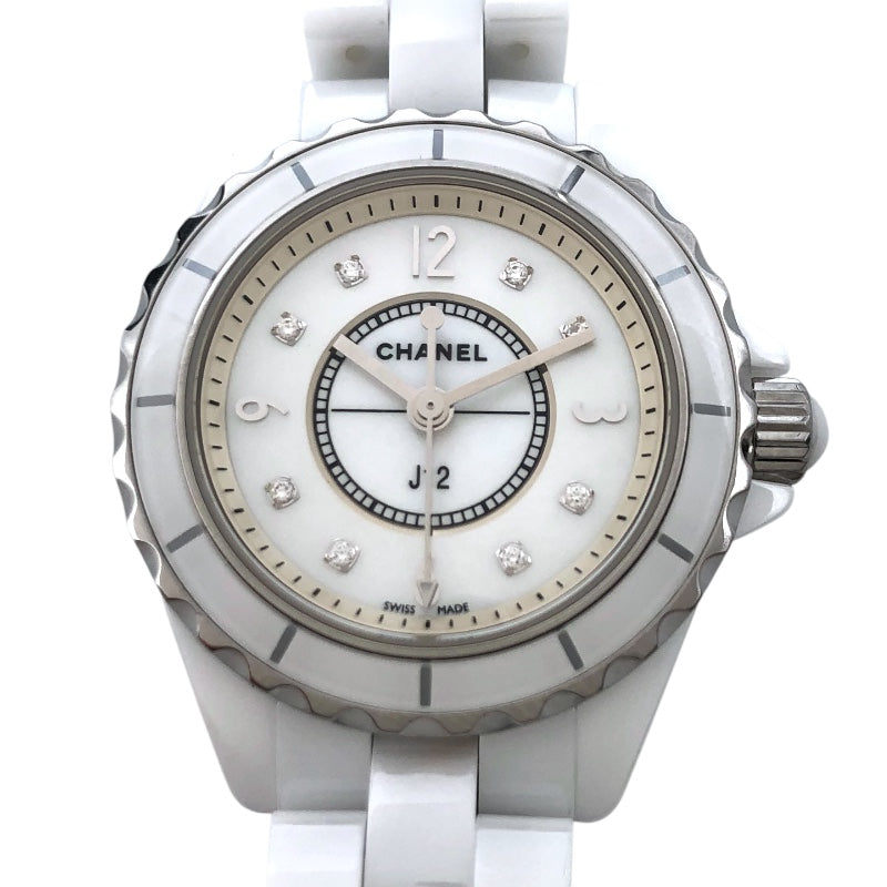シャネル CHANEL J12 29MM ホワイトシェル H2570 ホワイト