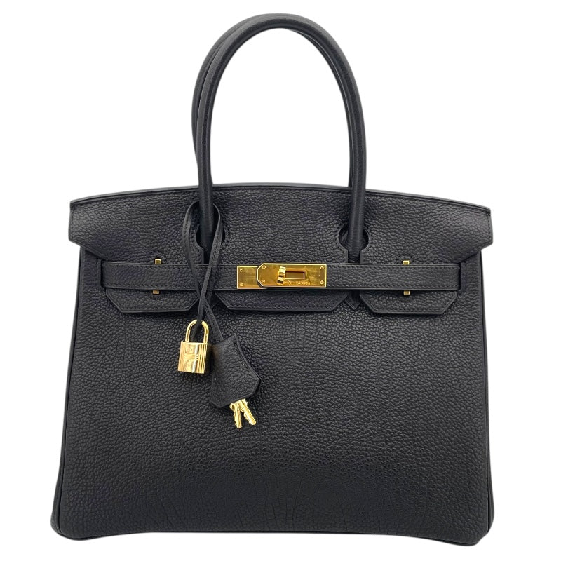 エルメス HERMES バーキン30 □G刻 ブラック×ゴールド金具 トゴ