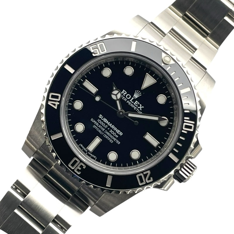 ロレックス ROLEX サブマリーナ ノンデイト 114060 ブラック SS 自動  