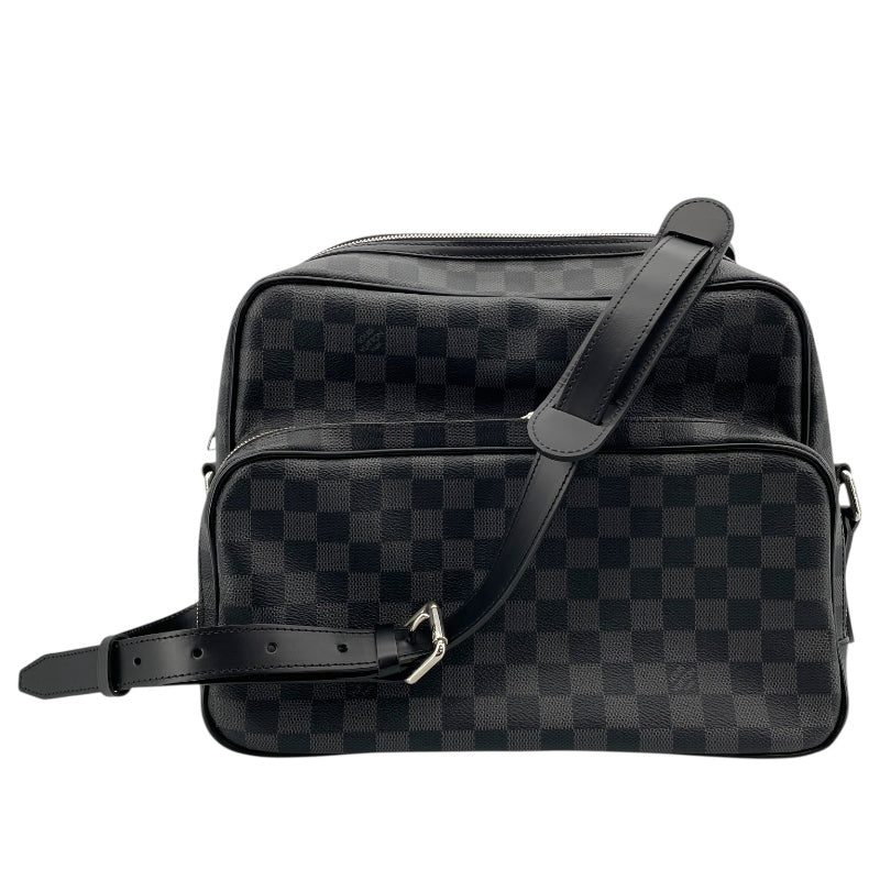 【新品同様】ルイヴィトン イオ ショルダーバッグ ダミエグラフィット ブラック ルイ・ヴィトン LOUIS VUITTON イオ N45252 ブラック ダミエ