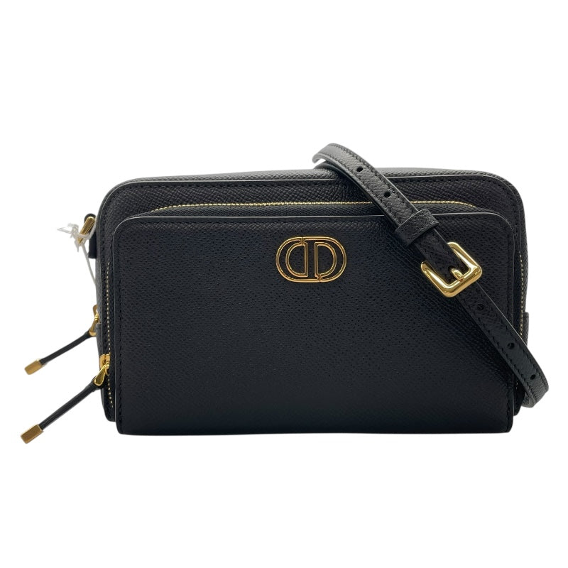 ディオール カロ ダブルポーチ レザーショルダーバッグ クリスチャン・ディオール Christian Dior カロダブルポーチ