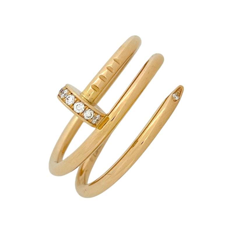 カルティエ Cartier ジュスト アン クル ダイヤリング SM K18PG