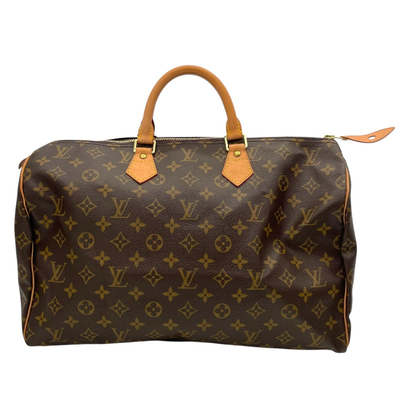 ☆ルイヴィトン スピーディ40☆ハンドバッグ モノグラム パドロックあり LOUIS VUITTON ハンドバッグ モノグラム スピーディ40 ブラウン