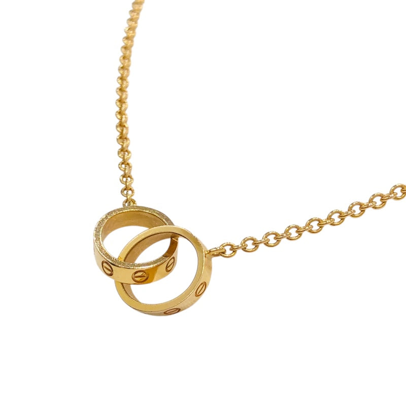 カルティエ Cartier ベビ―ラブネックレス ピンクゴールド 750