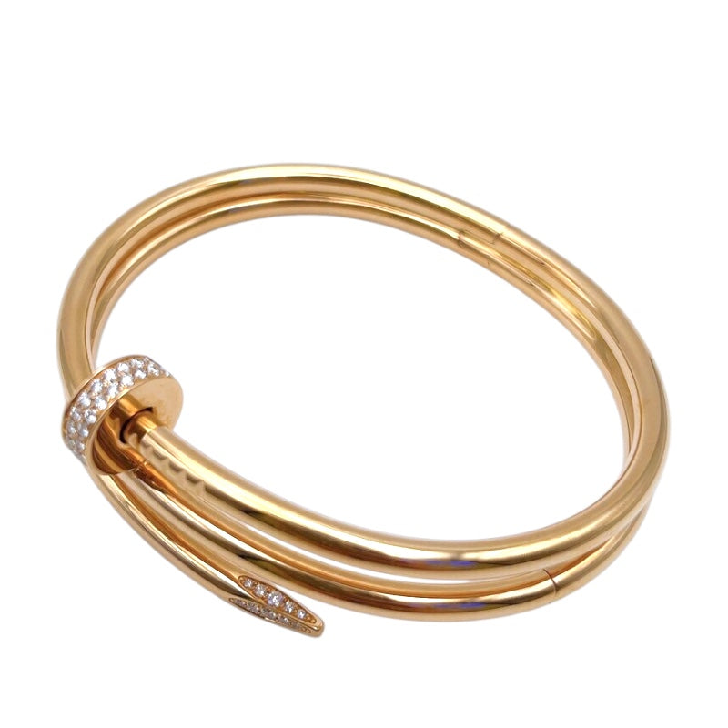 カルティエ Cartier ジュストアンクル ダイヤブレスダブル K18