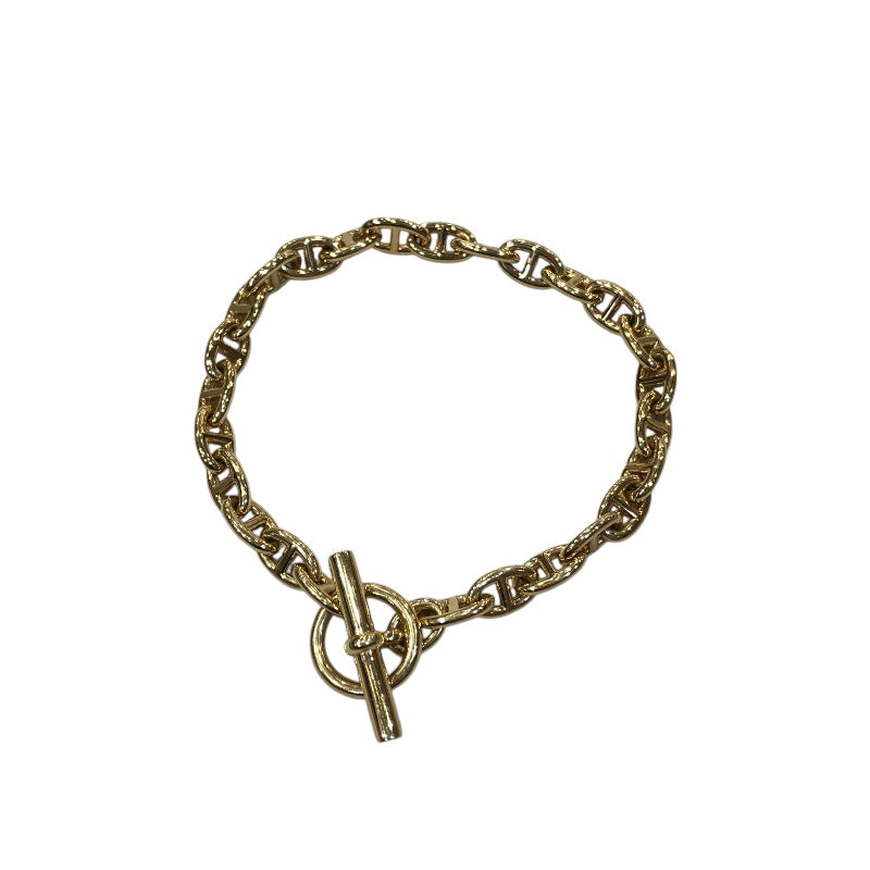 Hermes★大人気グレージュゴールドシェーヌダンクルブレスレット エルメス HERMES シェーヌダンクルブレス ゴールド 750YG