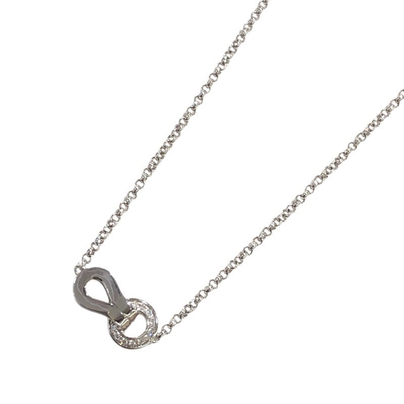 カルティエ Cartier アグラフネックレス 750WG/ダイヤモンド