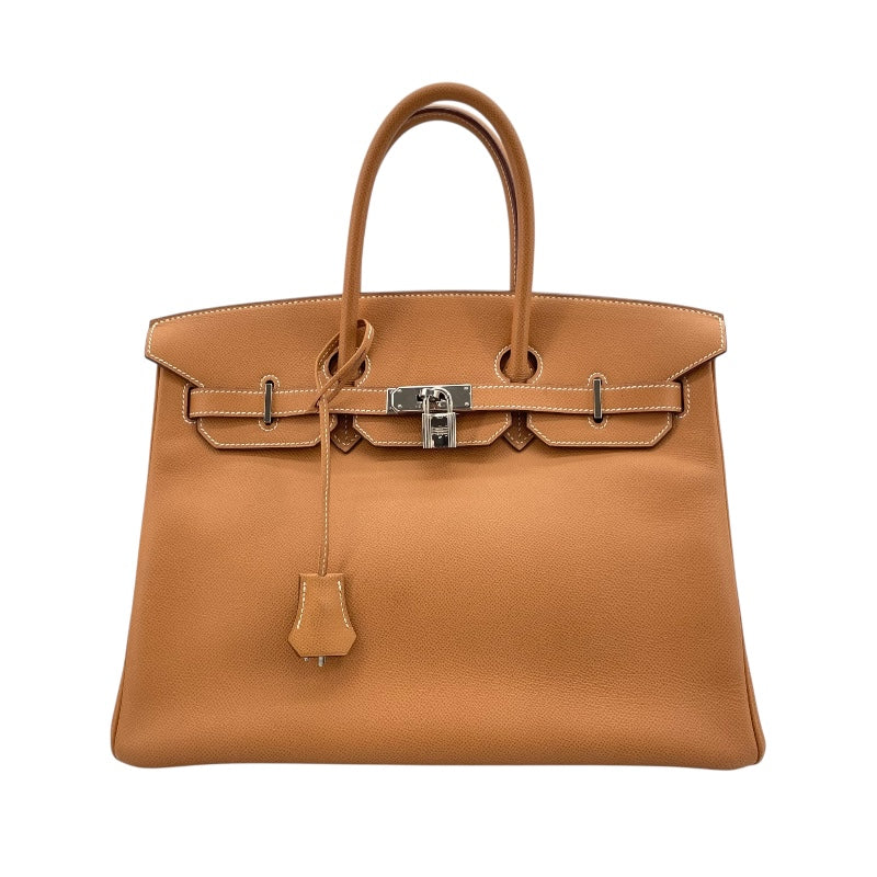 エルメス HERMES バーキン35 □J刻印 ナチュラル SV金具 エプソン