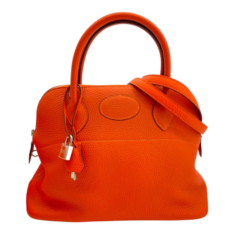 エルメス HERMES ボリード31 □R刻印 オレンジ SV金具 トリヨン レディース ショルダーバッグ エルメス HERMES ボリード31 □R刻印 オレンジ SV金具 トリヨン