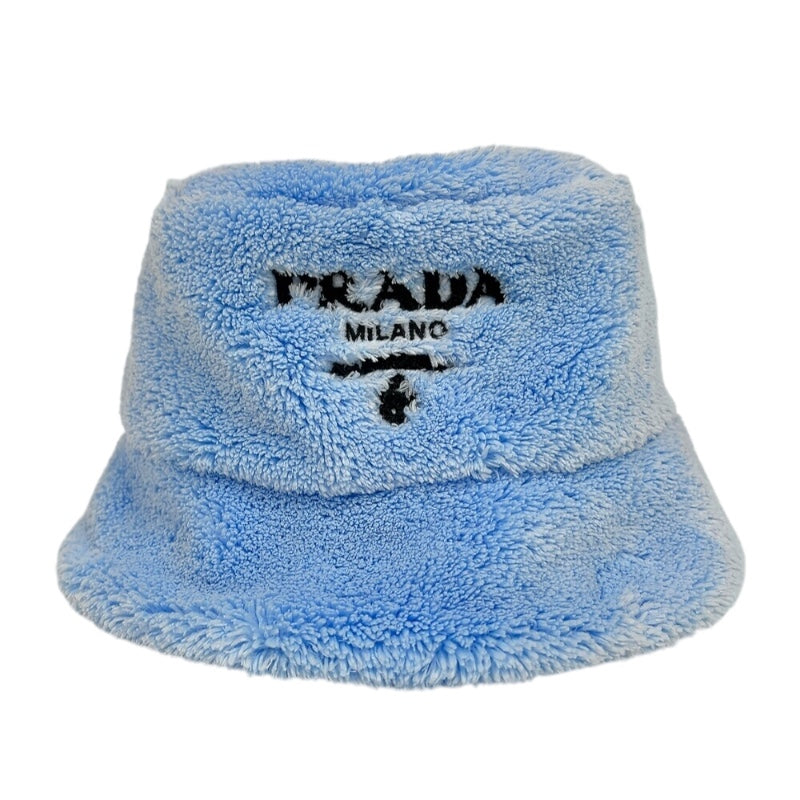 PRADA Re-Nylon Bucket Hut M ライトブルー レディース