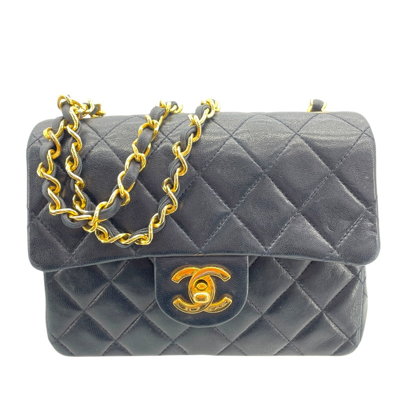 シャネル CHANEL ミニマトラッセ18 A01115 1番台 ネイビー GD