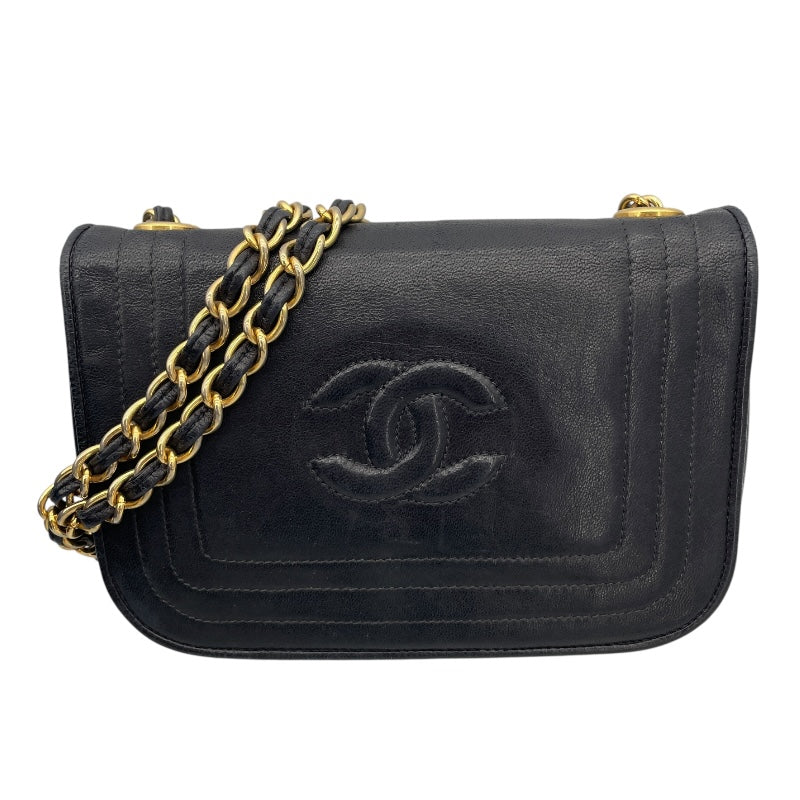 シャネル CHANEL ココマークチェーンショルダー 0番台 ブラック